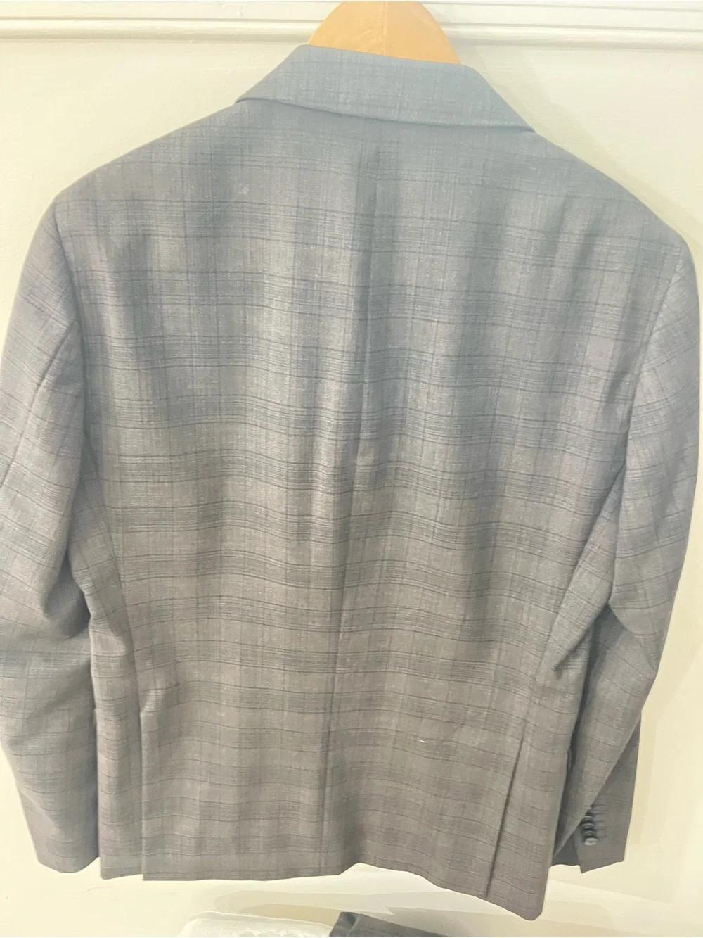 Manuel Ritz Gray Plaid Men's Sport Coat
